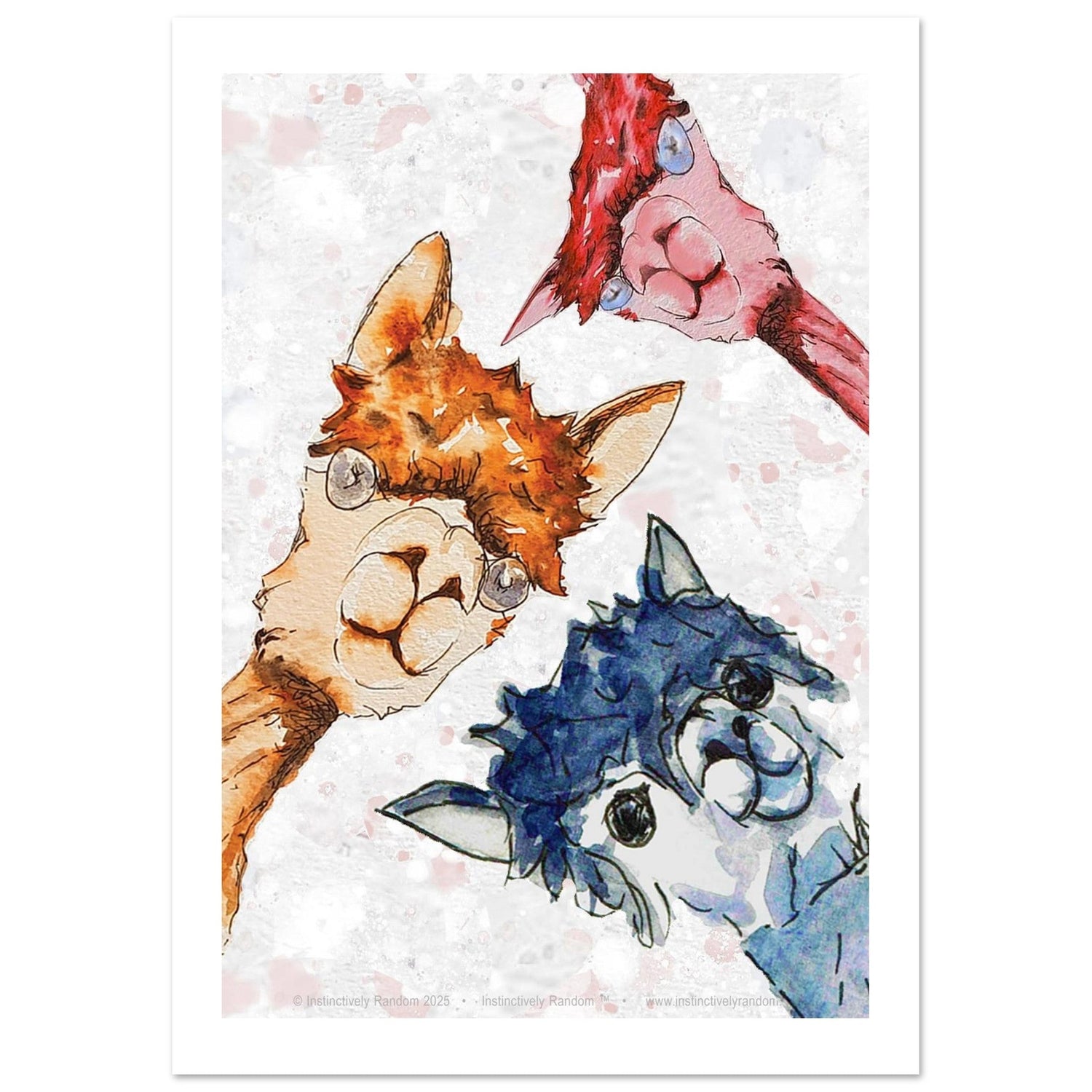 Alpaca Art Fusion - Classic Semi-Glossy Paper Poster